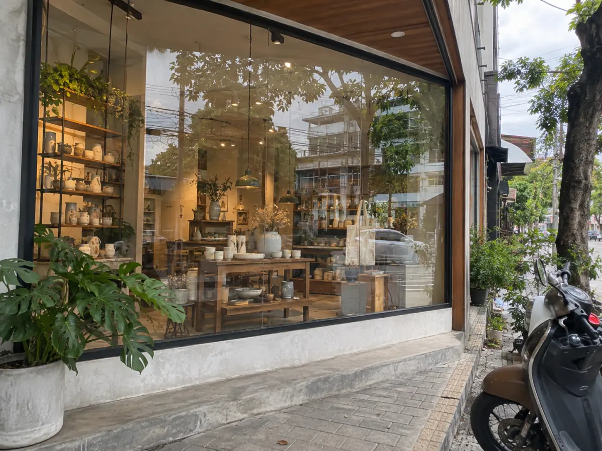 Nimman design shop window